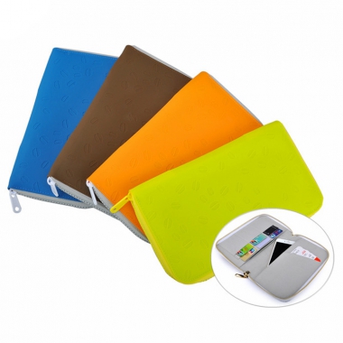 silicone wallet card holder