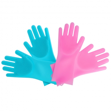 Silicone Magic Dish Washing Cleaning Gloves