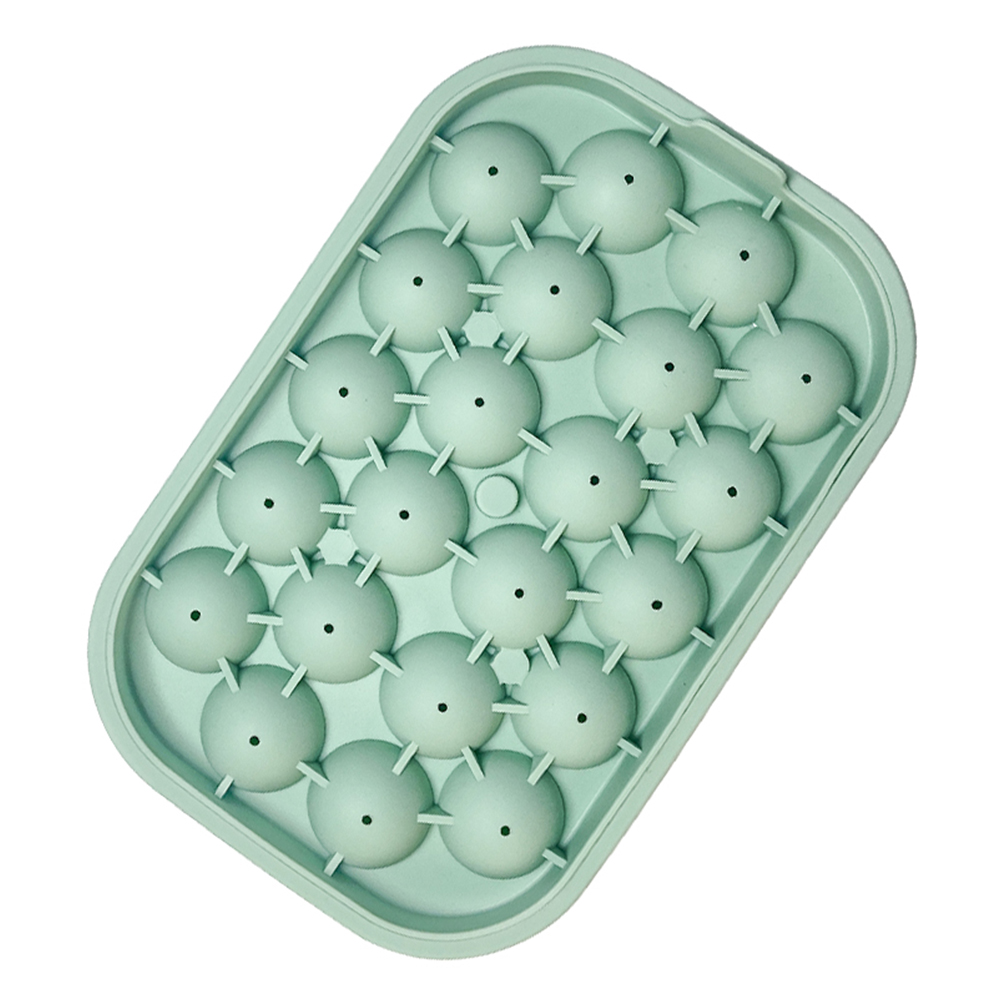 2-Pack Large Silicone Sphere Ice Mold – Round Ball Ice Cube Tray With Funnel – For Whiskey, Bar