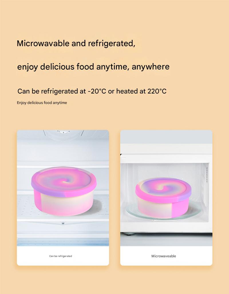Round Silicone Lunch Box (3.1)