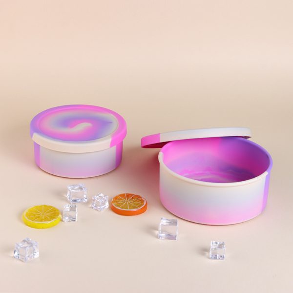 Round Silicone Lunch Box (4)