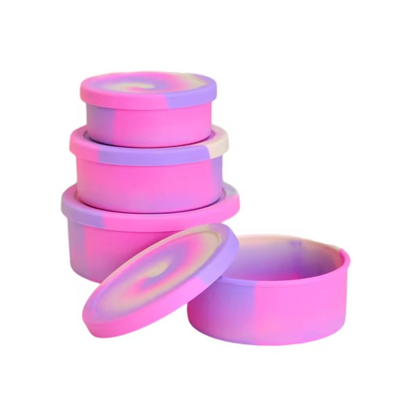 Round Silicone Lunch Box (6)