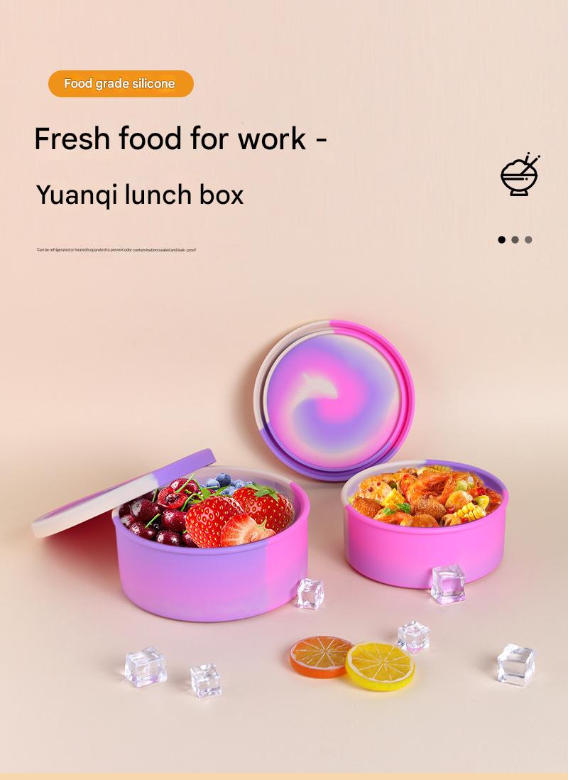 Round Silicone Lunch Box (1.1)