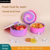 Round Silicone Lunch Box (2.1)
