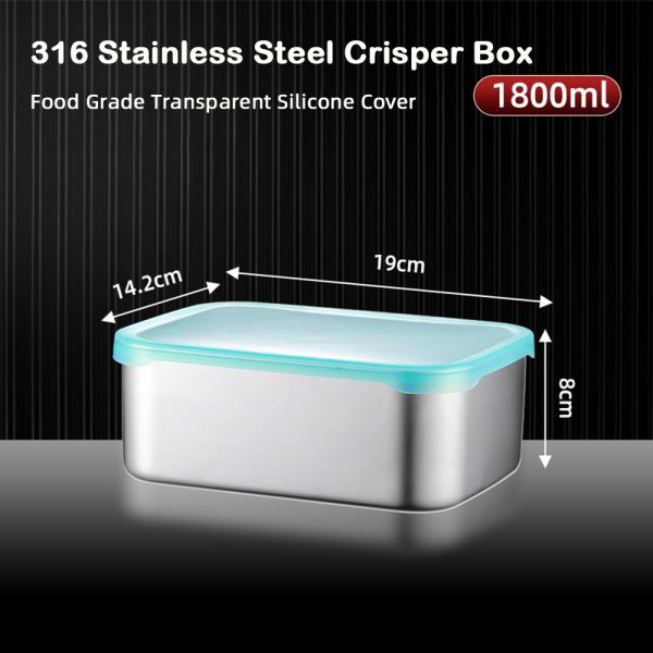 Stainless Steel Food Storage Containers (2)