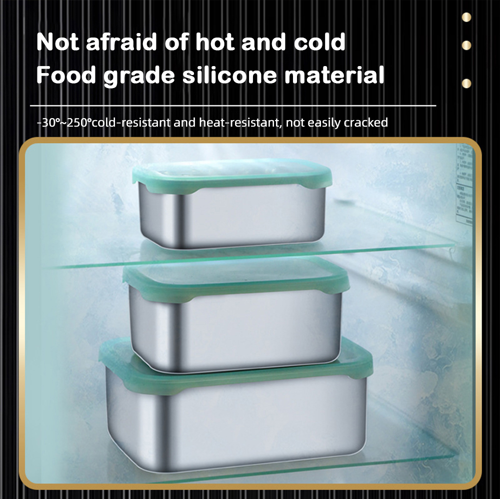 Stainless Steel Food Storage Containers (5)
