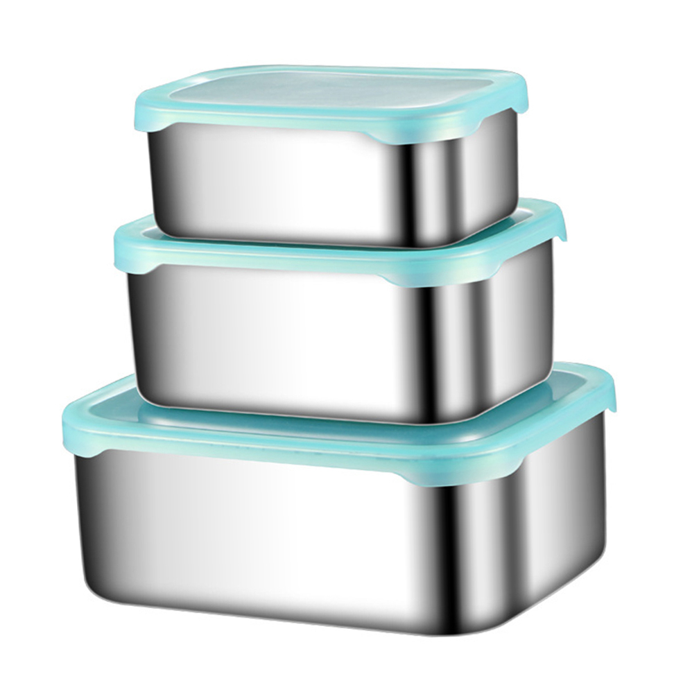 Stainless Steel Food Storage Containers (6)