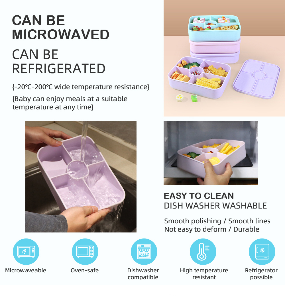 silicone food storage containers