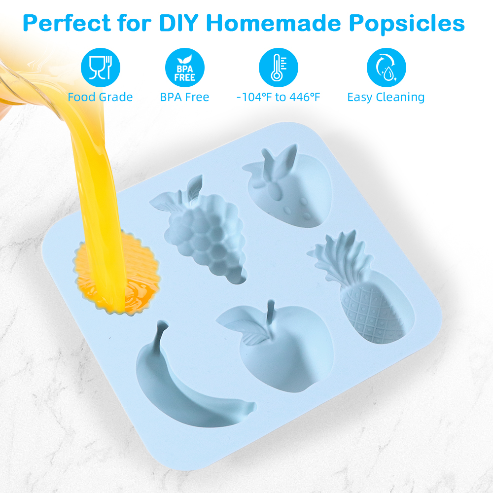 Diy Fruit Shape Ice Popsicle