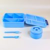 Kids Bento Box With Fork Spoon Set