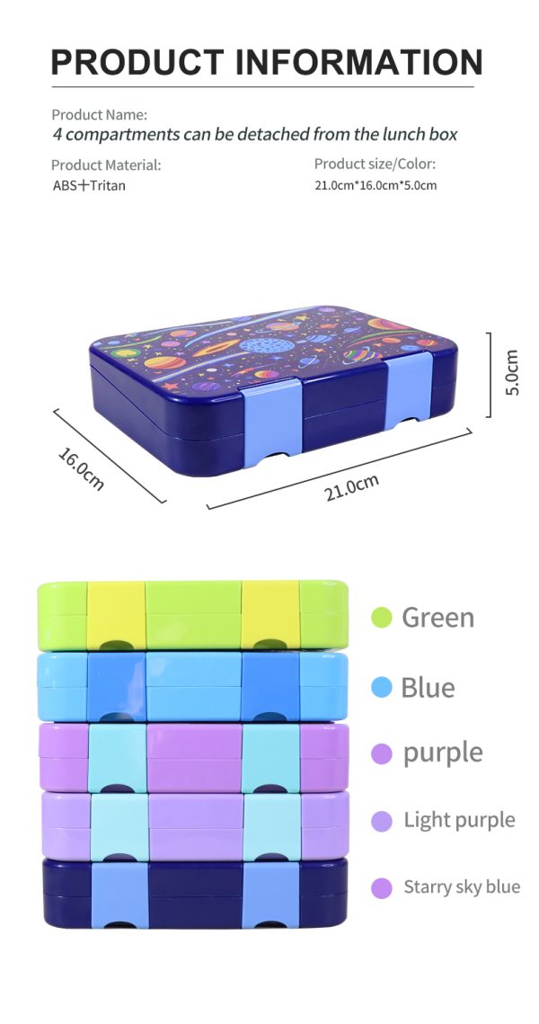 Tritan Lunch Box Size
