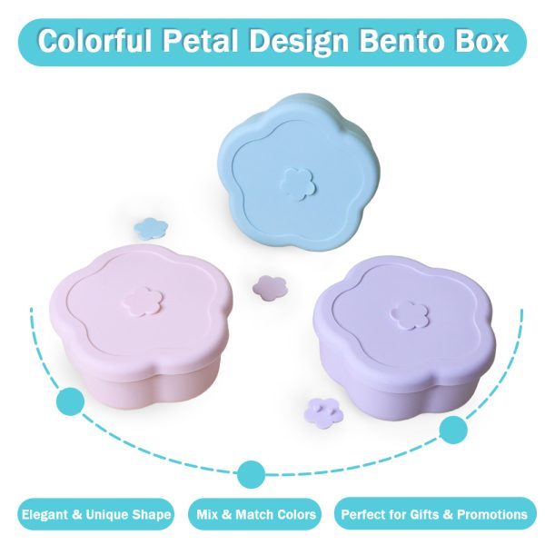 3 Color Flower Shape Box