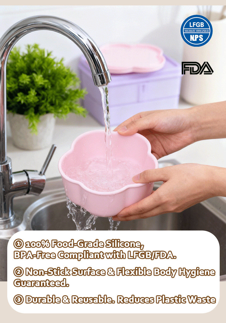 Food Grade Lfgb Silicone Lunch Box