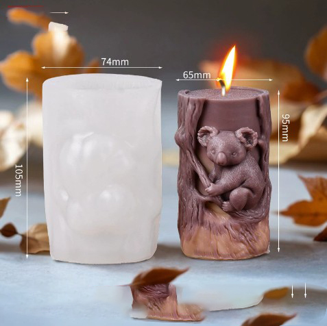 Custom Koala Silicone Candle Making Mold