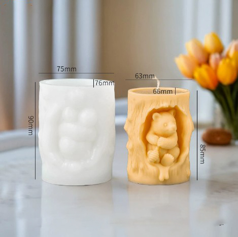 Diy Candle Bear Silicone Mold