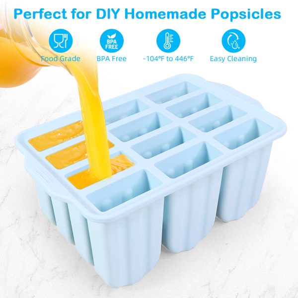 Food Grade Silicone Ice Cream Mold