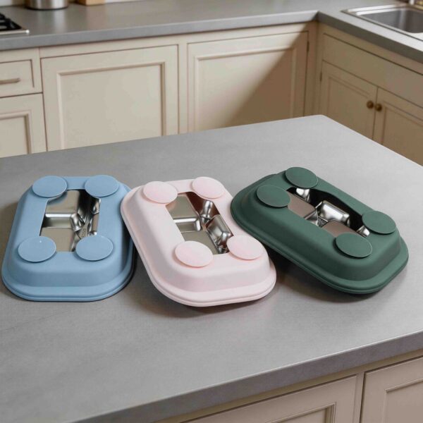 Silicone Stainless Steel Baby Plate