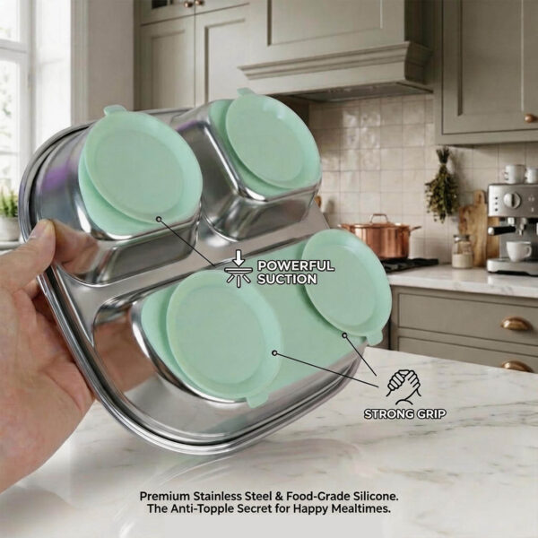 Non Toxic Baby Feeding Set Plate