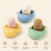 Silicone baby bath toys