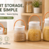 Portable Silicone Food Storage Jar