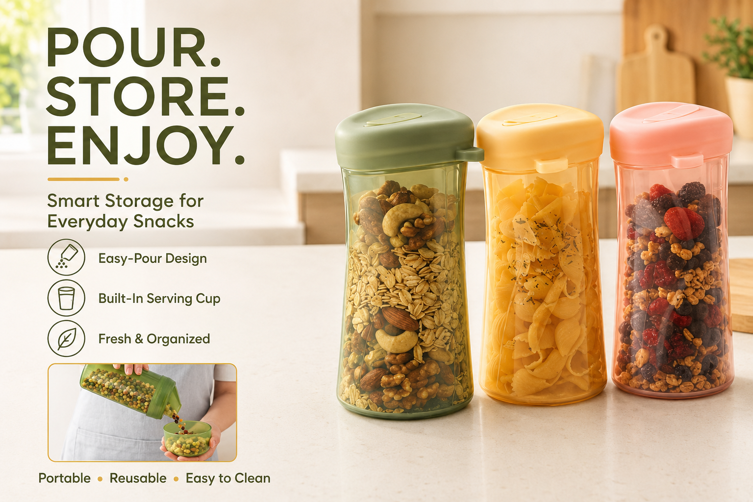Silicone Carry Storage Container